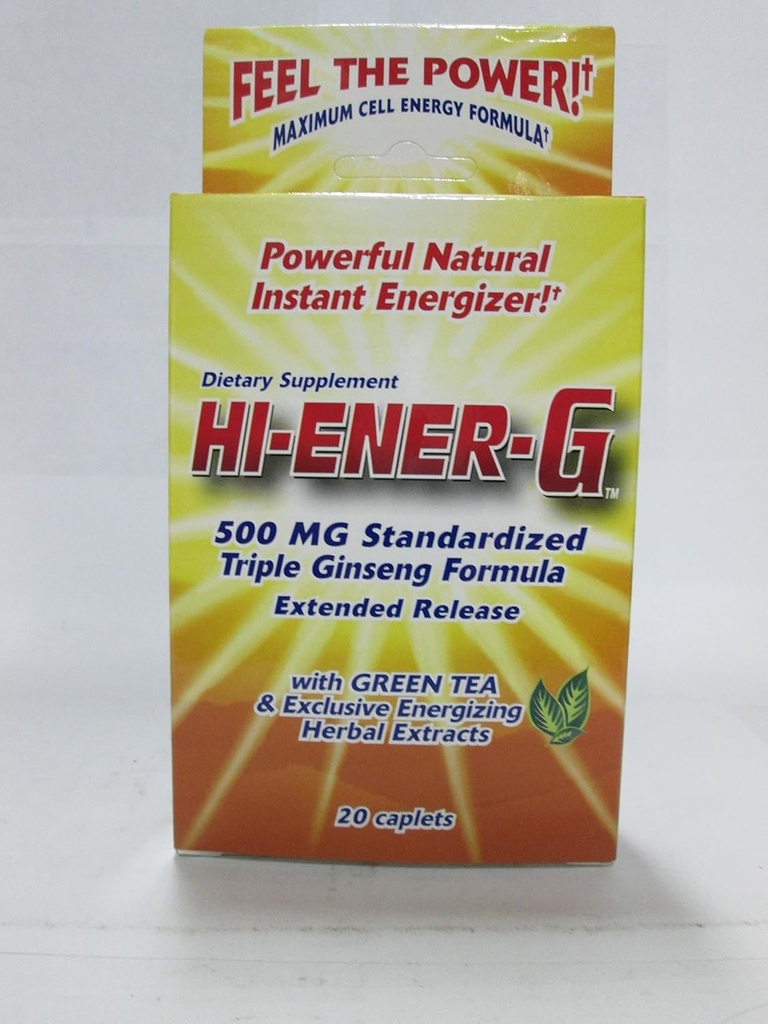 风车健康产品 Hi-Ener-G 三联金森增产卡普莱特,500毫克,20-Count套装(3包)