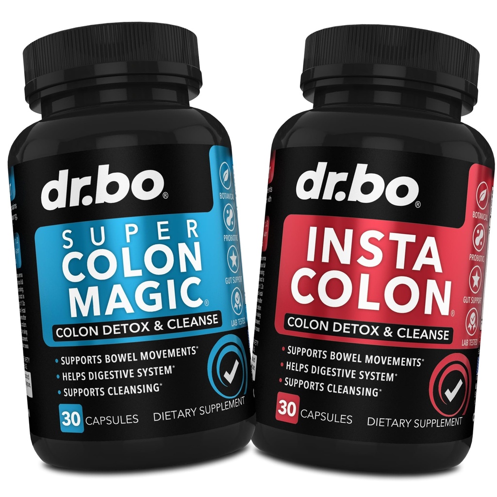 Colon Cleanser Detox 补充 Capsules - 15日 Colon Cleanse Pills & Probiotic Natural Herbal Cleanning - 肠胃 Bowel 运动 补充 肠胃 Bloating 消化液 支持