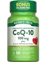 Nature's Truth CoQ10 100mg QQ 50 Softgels + Plus Black Pepper Extract + Non-GMO 和 Gluten Free Supplement 互联网档案馆的存檔,存档日期2013-12-02.