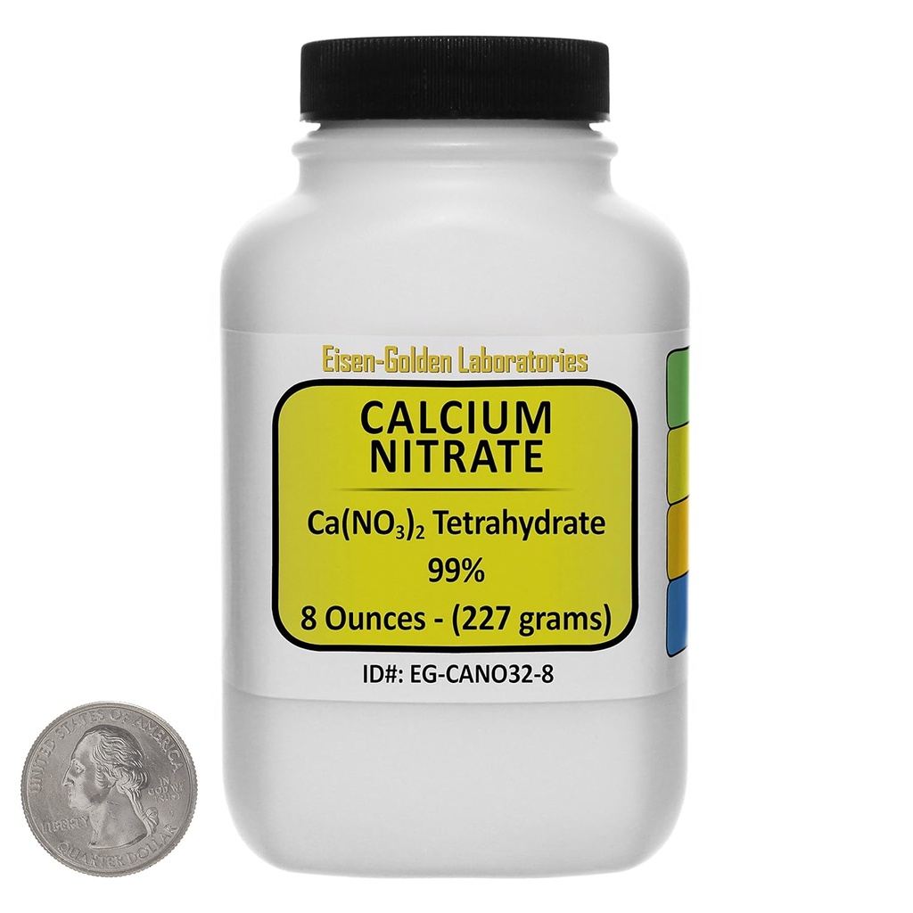 硝酸钙[CA(NO3) 2] 99% AR 级 Prills 8 Oz in a Space-saver bottle
