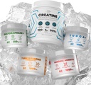 Bundle - Turkesterone & Tongkat Ali + Fadogia Agrestis + Creatine + Sulforapane + TUDCA - Boost Stamina,肌肉生长,肝脏健康,认知功能和解毒 - 在美国制造