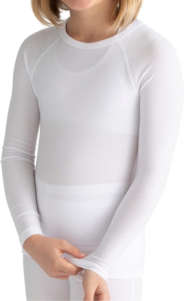 儿童超软非石膏衬衫(4年)、生态友好的Tencel Eczema服装、无锌或Dyes