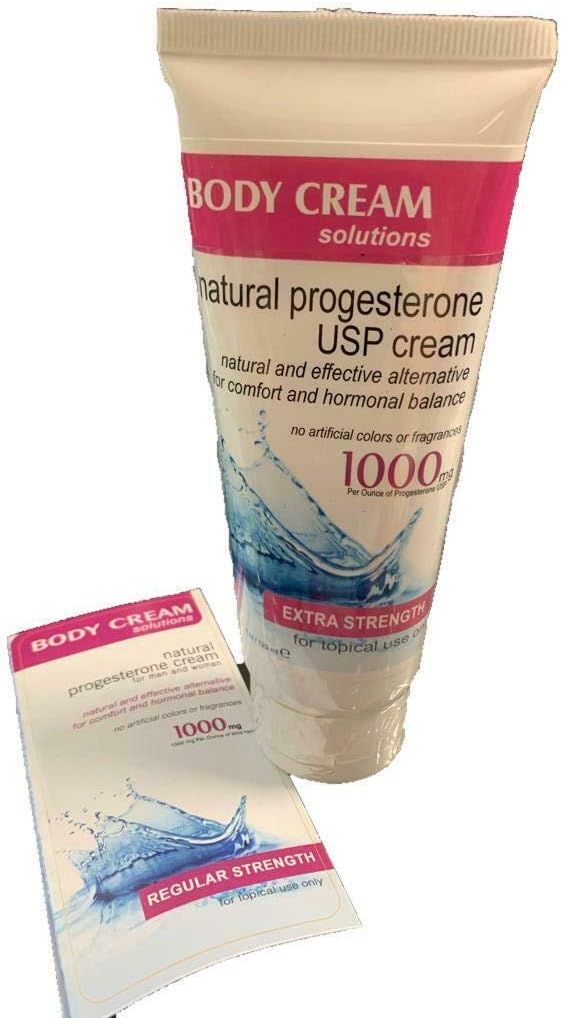 Crema de Progesterona 自然促进无氨平衡荷尔蒙 女神杜兰特·拉·门诺波西亚 - 4 Oz