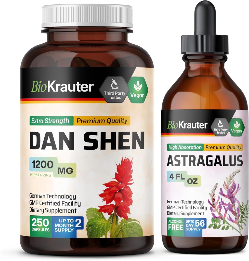 BIO KRAUTER 丹·沈 250 Capsules & Astragalus Tincture 4 Fl. Oz. (原始内容存档于2017-09-09).