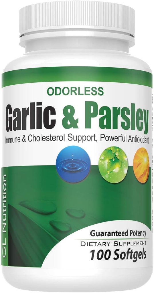 (原始内容存档于2018-07-25). Odorless Garlic and Parsley Softgels by GL Natural Natural Edition at the boots 豁免和代谢,支持心脏健康和胆固醇水平 100:1 摘录 QQ 100 Count
