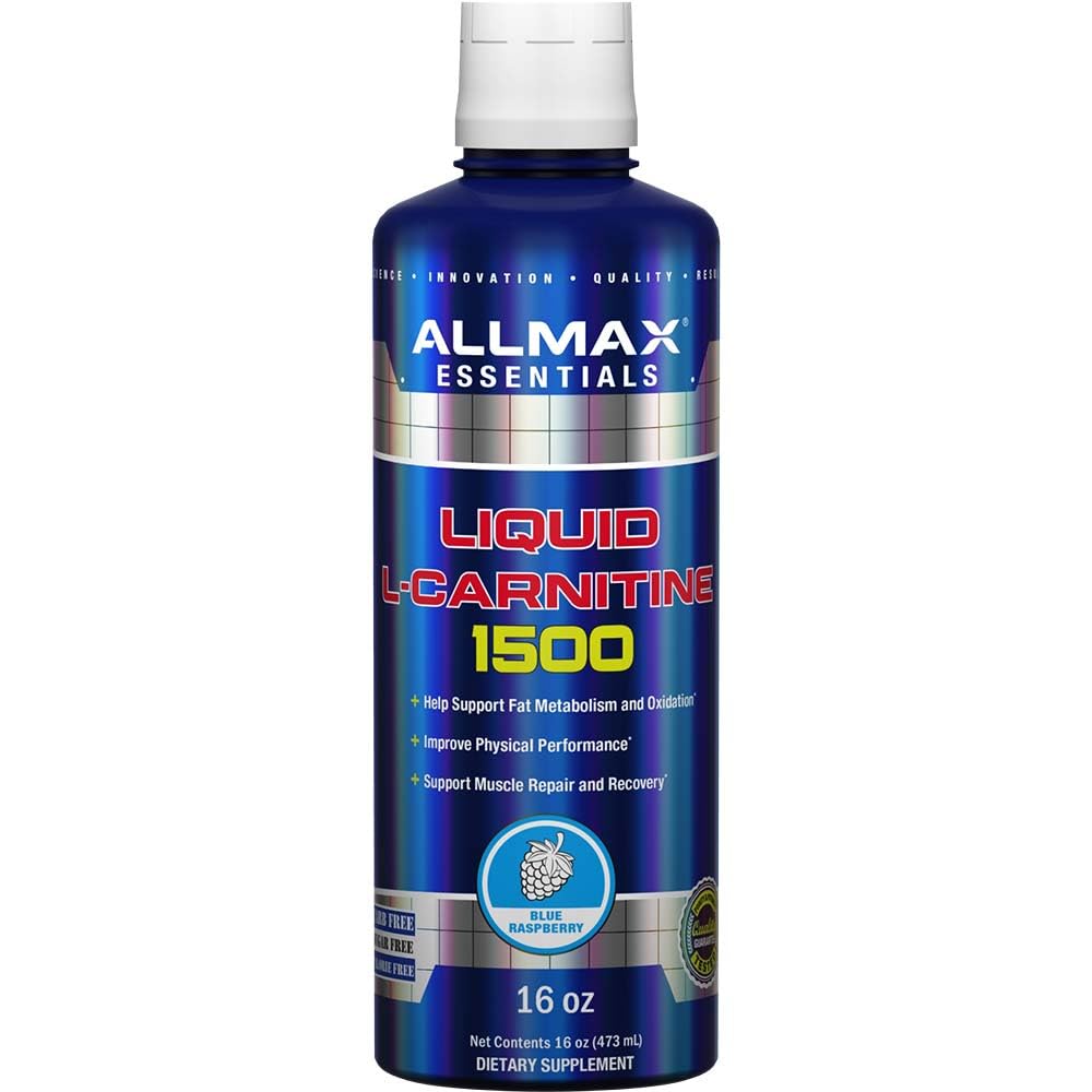 AllMAX 营养液 L-Carnitine 1500,蓝莓,16 oz(473毫升)