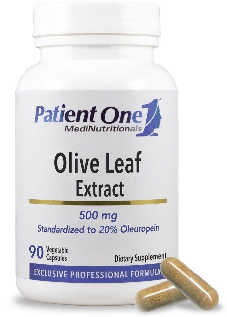 一份橄榄叶抽取500 mg + + 支持免疫和心脏健康的补充* + 标准到20% Oleuropein → 90 Capsules