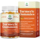 Turmeric Curcumin Imune 支持Gummys - 联合支持和高级皮肤护理的Imune 助推器 Turmeric Gummys - 与黑辣椒联合补充Gummy 维生素配Curcumin粉