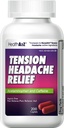 健康 A2Z® 紧张头痛救济 | Acetaminophen 500mg | Cafeine 65mg | Afeed Reliver Aid | Aspirin Free (200 caplets (Pack of 1)).
