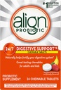 Alignitive Priotic, Chewable Probiots for Women and Men, 将你的消化系统24/7加固为健康细菌,#1 由医生和胃肠科医生推荐的Probiots, 24 片