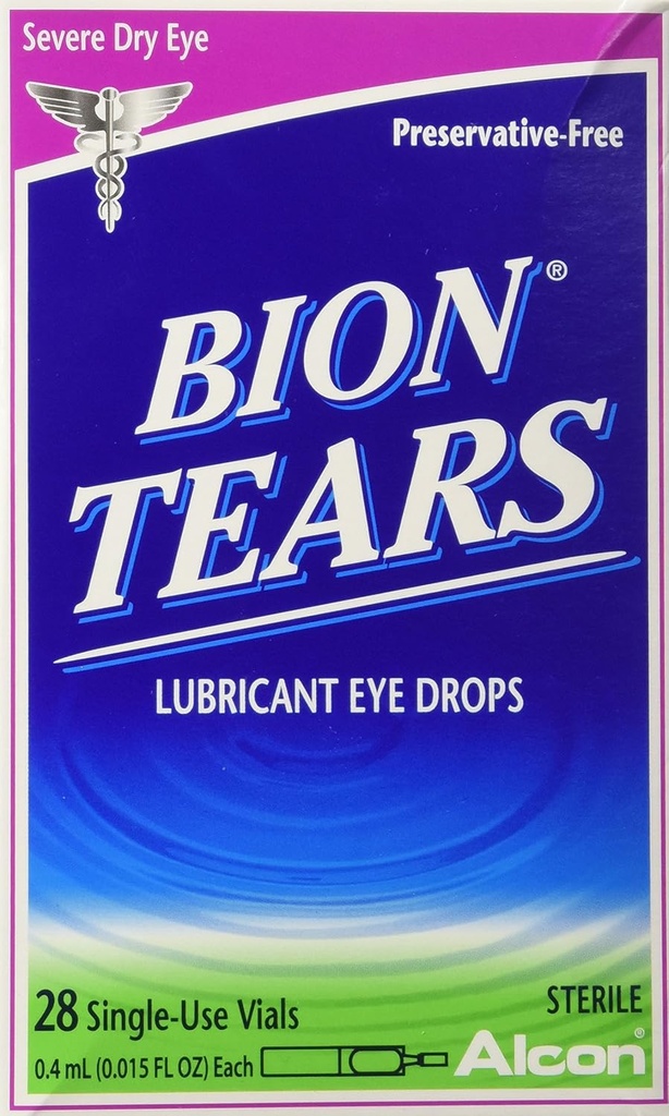 Alcon Bion Tears 单用途 Vials, 28 计数