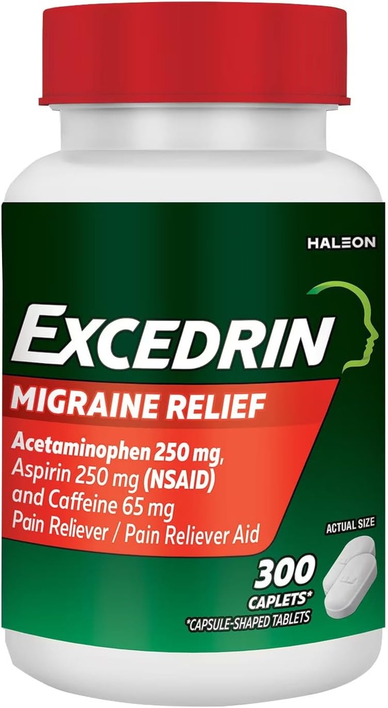 Excedrin Migraine 救济 - 300个伯爵