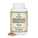 Cordyceps Capsules (Cordyceps Sinensis 蘑菇提取) 210 伯爵,3.5个月供应,1000MG (7% Polysaccharides with Alpha and Beta Glucans) 总体和老化支持 双木