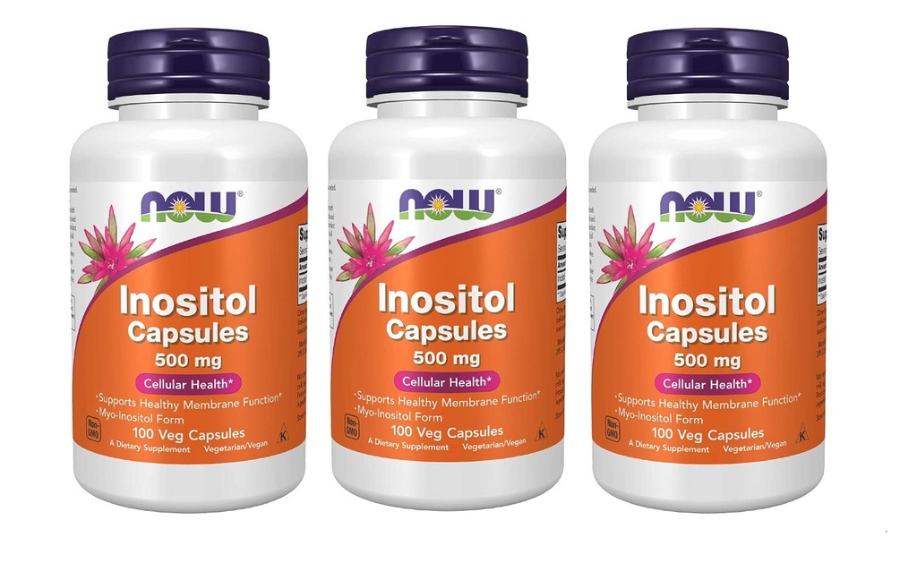 现在食品 Inositol 500mg 100 Capsules (3包)