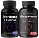 NutraChamps Liver Cleanse Capsules 和 肾脏 Cleanse Capsules 2 包装包