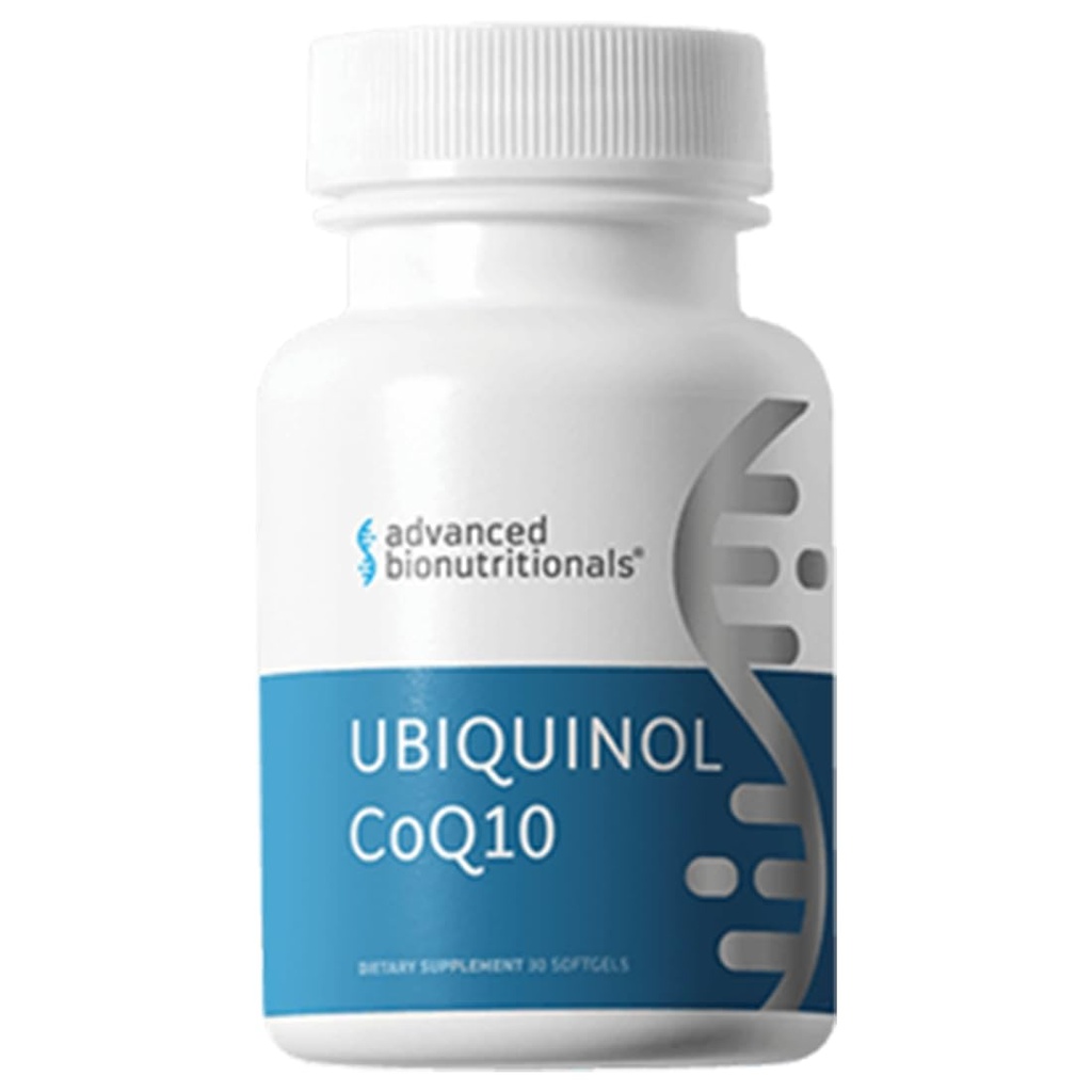 高级生物营养素 Ubiquinol CoQ10,增加能源生产,天然抗氧化剂补充剂,美国制造,30 Softgel