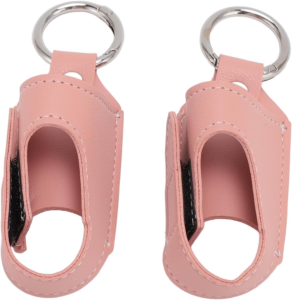 2pcs Asthma Inhaler Holder 便携式存储保护PU 皮质 Asthma Inhaler 旅行案例 ()
