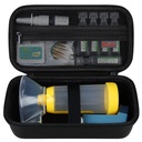 Elonbo 携带Asthma Inhaler、儿童与成年人Inhaler Spacer、Masks、Inhaler Holder Asthma 旅行组织袋、袋装过敏药、Ventolin Inhaler、黑色(仅案例)