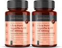 超纯磷脂油500mg x 240 Capsules(2瓶)-来源于南极无污染水域,为Astaxanthin,Omega 3和维生素D提供丰富的供应
