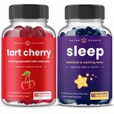 NutraChamps Tart Cherry & Sleep Gummys Bundle 完成肌肉和睡眠支持