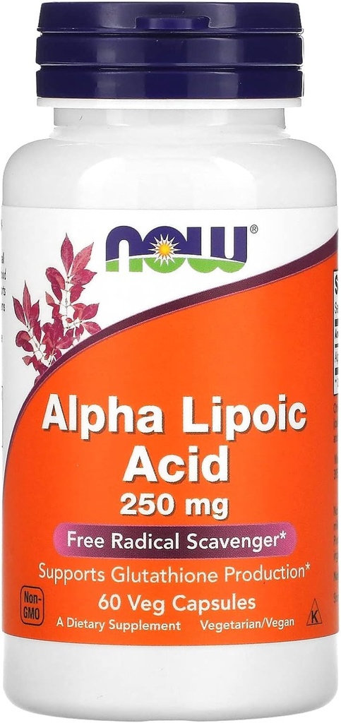 现在食品Alpha Lipoic酸250毫克,60CT