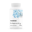 THORNE - 锌比斯甘化30毫克 - 高吸附性锌补充剂 - 支持免疫系统、眼、皮肤和生殖健康* - 第三方认证 - 葡萄糖、乳制品和无豆类 - 60卡普尔