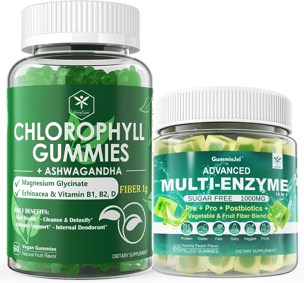 消化酶 Gummys & Chlorophyll 纤维包