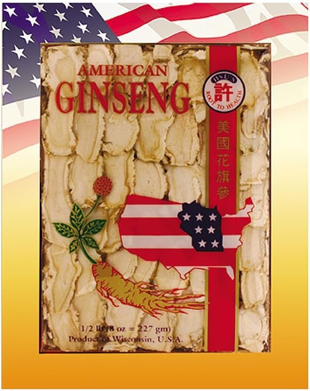Hsu's Ginseng SKU 126-8 QQ 混合中宽切片 来自美国威斯康辛州马拉松县的栽培美国Ginseng QQ29Y B003TMQ29Y