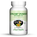 由Maxi Health 制作的 EpiCor 配橄榄叶提取器 - 加工过的Brewer的叶片 - 60 蔬菜 Capsules - Kosher