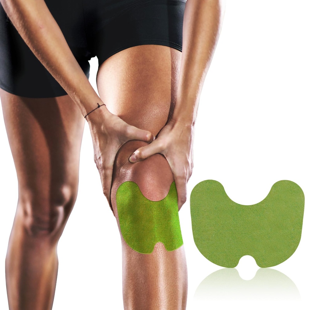 Ishancare Knenee Patches - 24 Counter Warming Herbal Plaster 最大强度热补丁,8小时深加热 Exep Heating Extra Point Power Sorenness Soothing patch for Knees, Back, Neck, Shoulder (英语).
