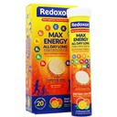 Redoxon Max Energy, Helps Support Inmune System, Citrus Flavor, 20 Effervescent 平板电脑, 2.82 Oz, Box (英语).