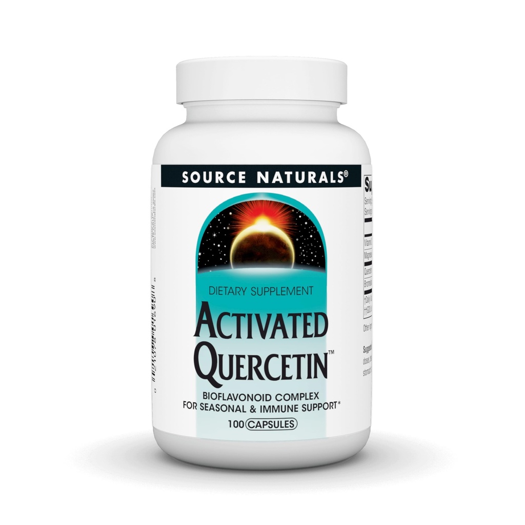 用于季节性和免疫性支持的自然激活的Quercetin、Bioflavanoid综合体* - 100 Capsules