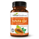 Papaya Leaf 提取消化酶 - 10X 力量 60/600mg Veg Capsules - 血小板,骨髓和脾脏支持,Immune Gut & Super消化酶 - 由草药良性在美国制造