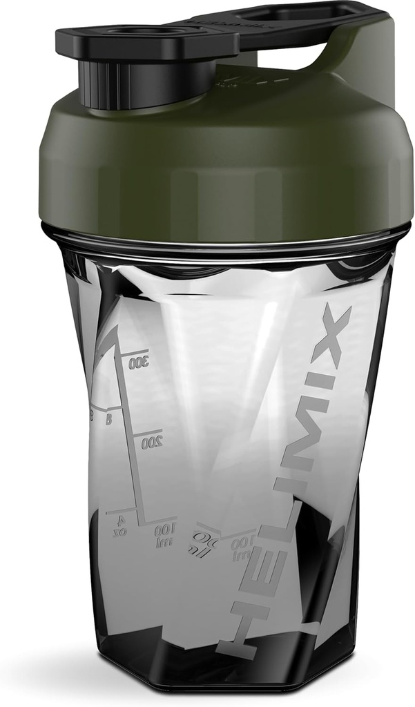 HELIMIX 1.5 Vortex Blender 摇摆瓶握住20oz |无摇摆球或Whisk |美国制造 |便携式预工作 Whei 蛋白质饮料摇摆杯 |混合鸡尾酒摇摆 |顶安全
