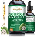 Soursop Bitters 液滴:用于细胞支持、再生、Imune Boost、放松和抗氧化剂支持的有机Graviola Soursop 叶片提取液