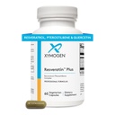 XYMOGEN Resveratin Plus - 专利的Pterostilbene + 与 Quercetin 抗氧化剂的跨Resveratrol 补充剂,以促进心血管 + 细胞健康,健康衰老,免疫支持 (60 Capsules)