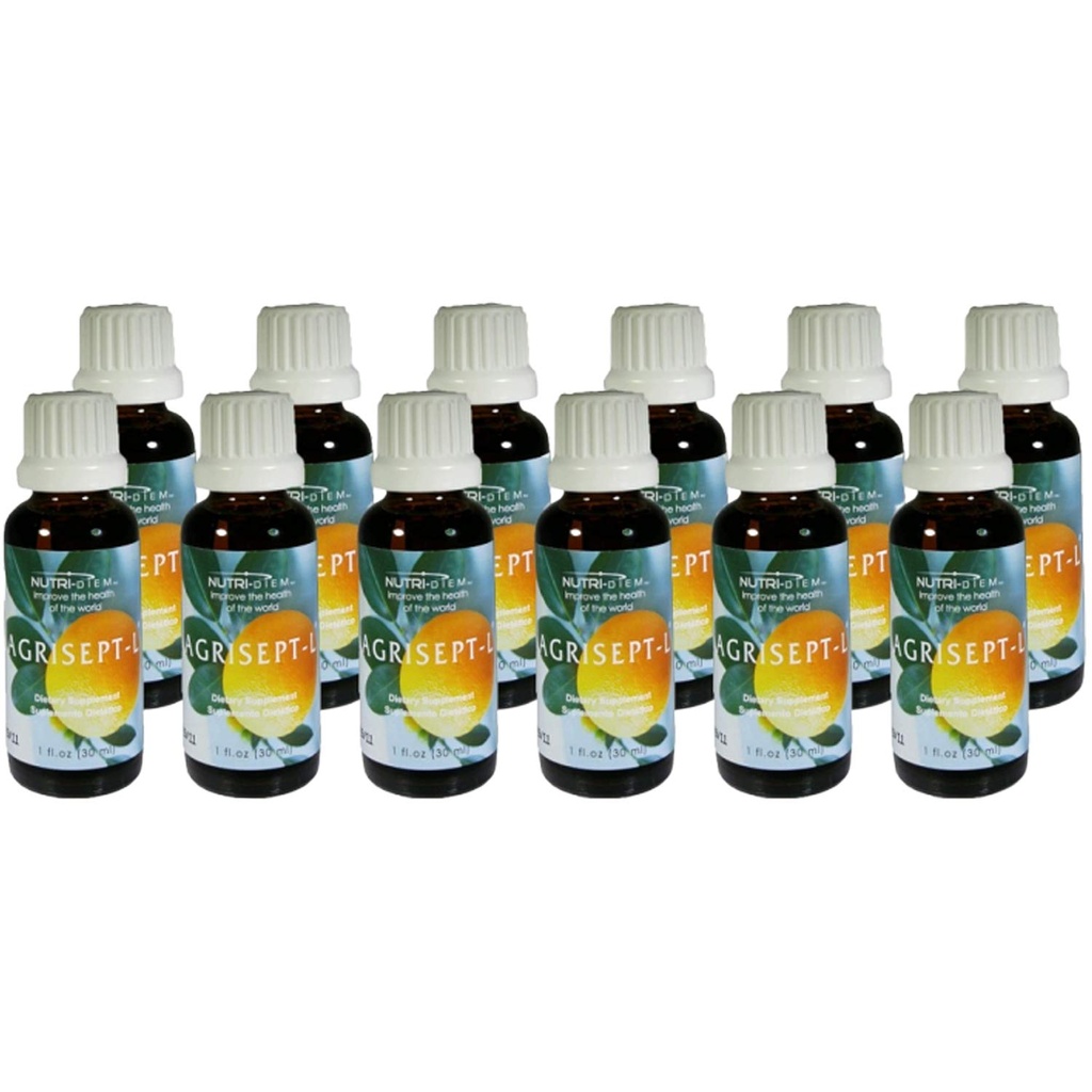 Agrisept - L 抗氧化剂 30ml(1 oz) 12瓶,由Nutri-Diem Inc.