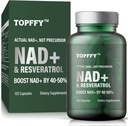 NAD+ 补充 NAD+ Resveratrol 补充 最大吸收 支持细胞能量 衰老防御 120 Softgel
