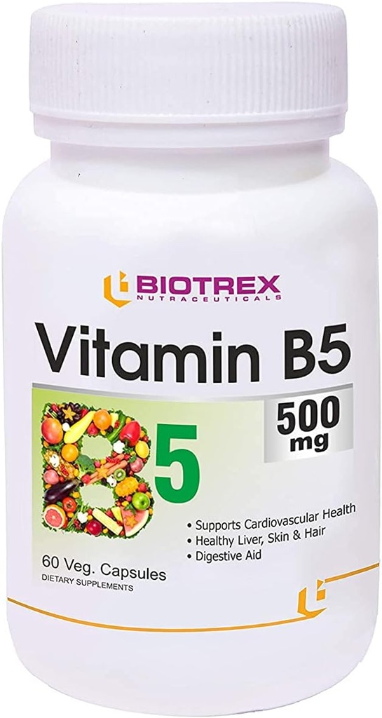Panihari Biotrex 营养素B5,500毫克-60毫克