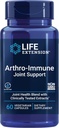 生命延伸 Arthro-Immune 联合支持、Curcumin EliteTM Turmeric 提取、Andrographis spaniculata、支持流动和灵活性、蔬菜、Gluten Free、N-GMO、60 Capsules