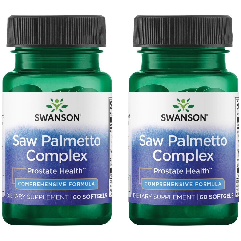 Swanson Saw Palmetto Complex 60 Sgels (2 Pack) (原始内容存档于2019年).