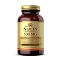 Solgar Niacin(维生素B3) 500 mg, 100 蔬菜罐头 - 能量代谢 - 非GMO, Vegan, Gluten Free, 奶制品 Free, Kosher - 100 服务