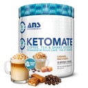 ANS性能 Ketomate Coffee Creamer 配有MCT油粉,美味,无糖奶油咖啡,茶叶和摇摆,完美 Keto Energy粉,20 services, 15oz, Caramel Macchiato