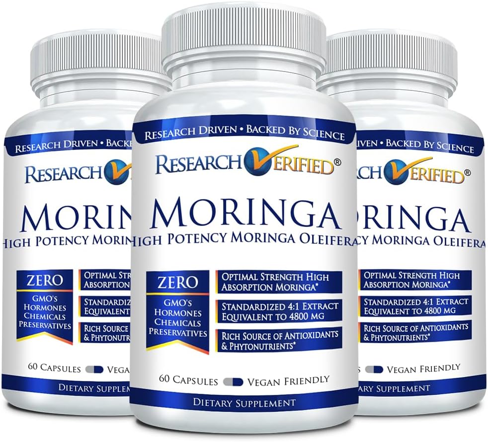 经核实的Moringa Oleifera -- -- 100%纯提取 -- -- 1 200毫克