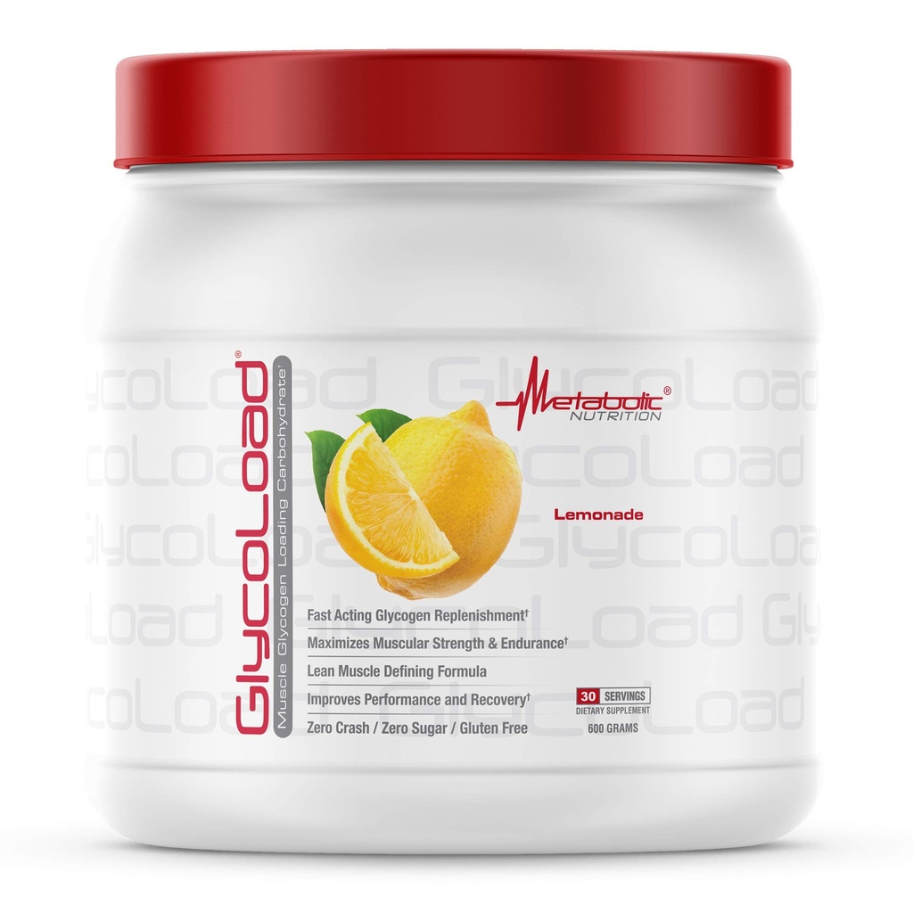 代谢营养,Glycoload,100%微量化环丙烯基团 Dextrin Carbohydrate Powder,肌肉Glycogen Loading Carbohydrate,工作前补充,柠檬酸,600克(30瑟)