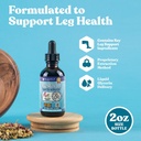 Restavin - 高级腿部支持补充 - 液体交付更好的吸收 - 维生素C,铁,瓦莱里安,涡轮,镁 & More!