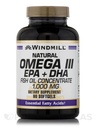 风车 Omega 3 鱼油 1 000毫克软胶,90厘米