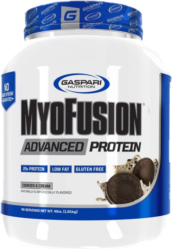 Gaspari 营养 聚氨酯 高级蛋白质 蛋白质混合剂 Whey 蛋白质 外壳蛋白质和隔膜蛋白 低脂肪和无脂(饼干和奶油,4英镑)