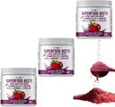 超级食品 Beets Powder, 10.59oz (Pack of 12) - Beetroot Powder 有机 Beet Root Blend with Green Tea & Berry Flavor, 非GMO, 植物饮料混合