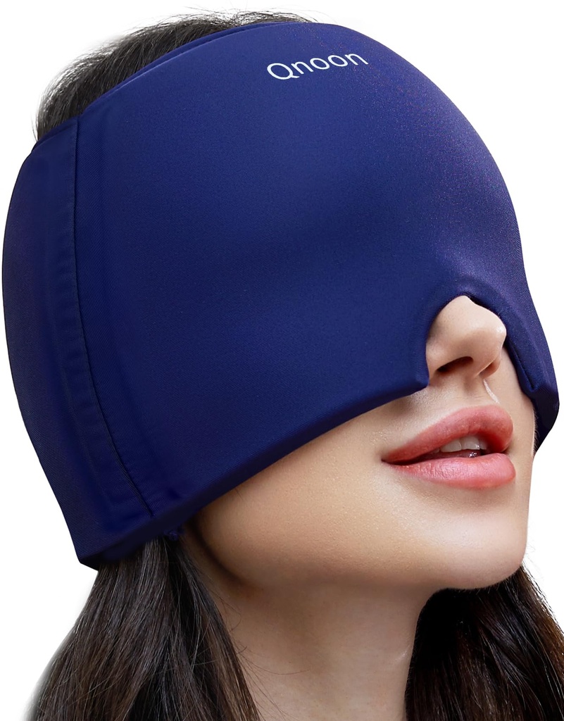 Migraine Relief Cap, Headache Relief Cap Mask 产品,冷却无色胶冰头包 紧张,压力,Hangover & Puffy Eyes
